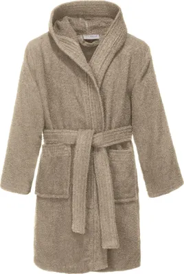 Produktbild von REDBEST Kinder-Bademantel Chicago" mit Kapuze taupe 122 / 128"