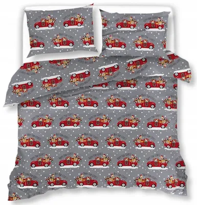 Produktbild von eStilex Mikrofaser Bettwäsche Weihnachtshunde 200x220 cm