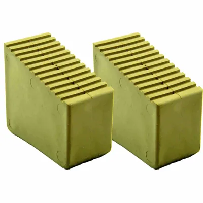 Produktbild von Gummifüße für Holzstehleitern 3-8 Sproßen 2 Stück sandfarben HB40