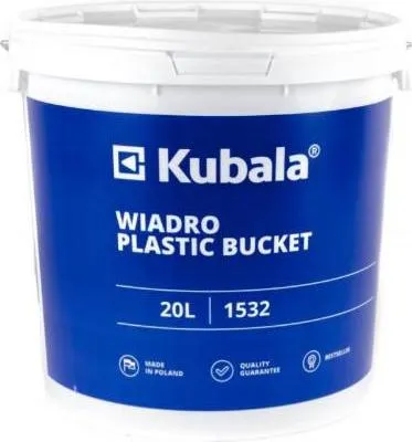 Produktbild von Plastikeimer mit Deckel und Skala, 33 l, Kubala