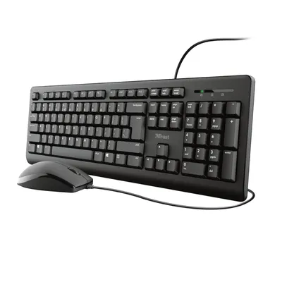 Produktbild von Trust Primo Tastatur USB QWERTZ Deutsch Schwarz (23973)