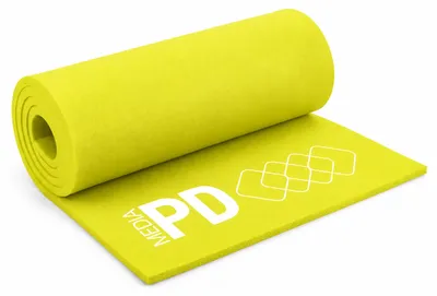 Produktbild von PD Media Schaumstoffplatte aus EVA 50 x 100 cm, 5 mm, Gelb, 5 Stück, ohne Kleber – Moosgummi zum Basteln & für DIY