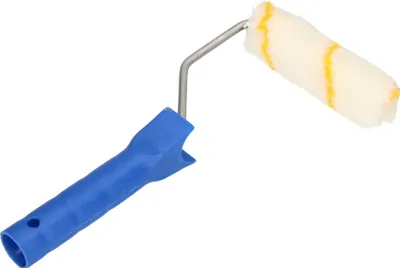 Zdjęcie produktu dla KOTARBAU® Walek malarski zólty gwint 115 mm z plastikowa raczka Walek malarski Pedzel Pedzel Pedzel Pedzel Pedzel do prac malarskich i renowacyjnych
