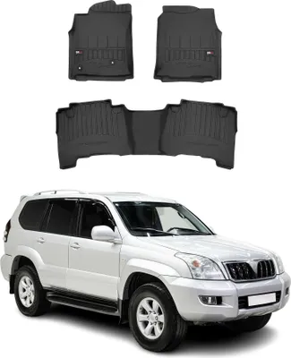 Immagine prodotto di 2002-2010 Toyota Land Cruiser J120 Tappetini TPE Nero 3 pz
