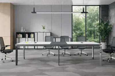 Obrázek produktu pro Designový konferenční stůl, kancelářský stůl, dřevěný stůl pro jednání