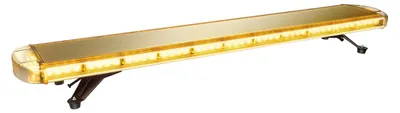 Obrázok produktu pre LED výstražný svetelný pás – stroboskopický svetelný pás – 96 LED – 96 W – 12–24 V DC – diaľkové ovládanie – 16 režimov – IP65 – žltý