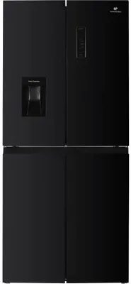 Image de Réfrigérateur continental Edison - CERA4D464B - 4 portes avec distribution d'eau - 464L - L79 cm x H 180 cm - Noir