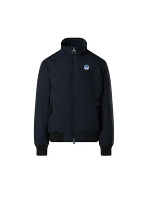 Image de Veste de marin pour homme North Sails, modèle "Sailor Jacke", en tissu Taslan recyclé, coupe bomber, imperméable, couleur noire, taille XL