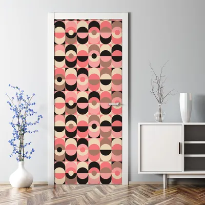 Produktbild von Dekorative Türaufkleber Aufkleber selbstklebend Klebefolie Abnehmbarerdeko Abstraktes Gelb 70 x 200 cm