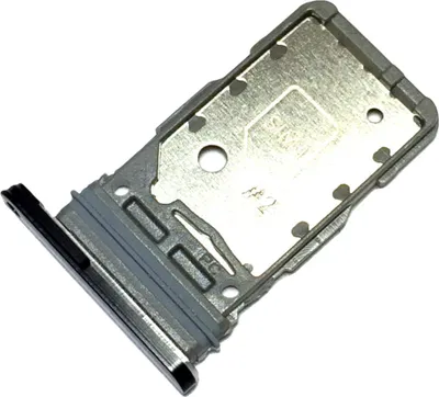 Produktbild von Dual Simkartenhalter für Samsung Galaxy S21 Ultra 5G (SM-G998B, SM-G998B/DS), Original Ersatzteil, Schwarz