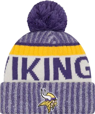 Zdjęcie produktu dla Czapka zimowa New Era NFL SIDELINE Bobble - Minnesota Vikings