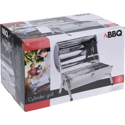 Immagine prodotto di BBQ Collection Barbecue a carbonella - Cilindrico - Cromato