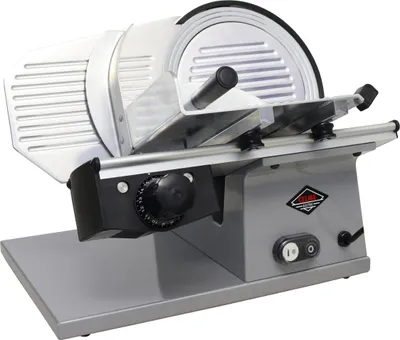 Produktbild von Celme - EVOLUTION 220 Aufschnittmaschine - 220 mm Klinge - 38×55×36,5 cm - Höchste Qualität für den Heimgebrauch - GRAU