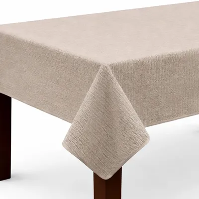 Zdjęcie produktu dla Obrus ogrodowy z miękkiej pianki 130 x 160 cm – kolor taupe