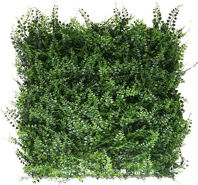 Immagine prodotto di Felce artificiale da siepe - 100 x 100 cm - Edera artificiale - Pannello murale - Schermo privacy per balconi