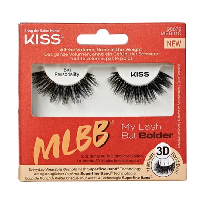 Produktbild von KISS My Lash But Bolder Umělé 3D řasy - Velká osobnost 1op