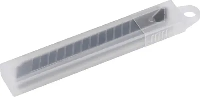 Produktbild von Abbrechklinge für Cuttermesser, 9mm Trapezklinge, Schwarz , 10er Packung