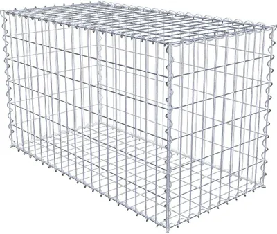 Produktbild von Gabione 100 cm x 60 cm x 50 cm (L x H x T), Maschenweite 5 cm x 10 cm, Spirale