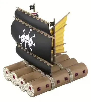 Produktbild von One Piece Marshall D Teach Ship One Modellbausatz Figur 15cm