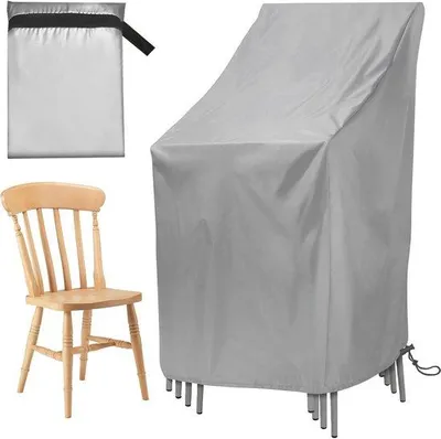 Produktbild von Famanu Schutzhülle für Gartenstühle - wetterfest und atmungsaktiv - 85 x 65 x 114 cm