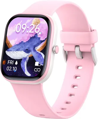 Produktbild von Kinder Smartwatch Jungen Mädchen 1.4 Inch Fitness Uhr Schrittzähler Herzfrequenz Schlaftracker IP68 Wasserdicht 19 Sportmodi Geschenk Teens