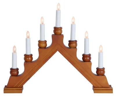 Image de Best Season Lustre de fenêtre "Karin-7" 7 flammes, couleur brun moyen, env. 35 x 42 cm, 276-06