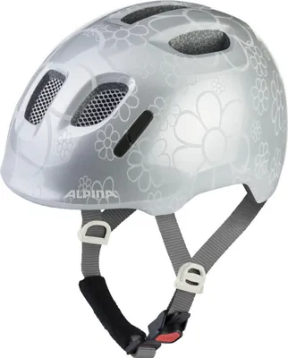 Produktbild von ALPINA Kinder-Helm  Ximo 2, silver flower gloss