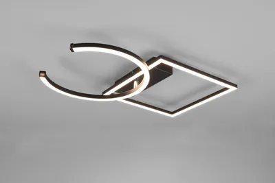 Produktbild von Reality Leuchten LED Deckenleuchte Pivot schwenkbar, schwarz matt