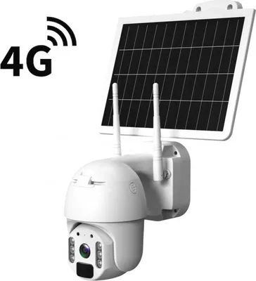 Produktbild von Batteriebetriebene Solar LTE IP PTZ Kamera Secutek SBS-QSD05G