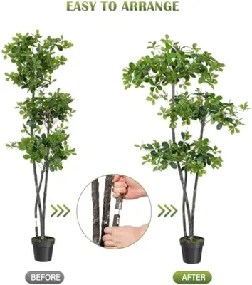 Obrázok produktu pre Umelý čierny olivovník - guľovitý topiary - 150 cm - Vhodný do interiéru - Bezúdržbový - Stabilný kvetináč