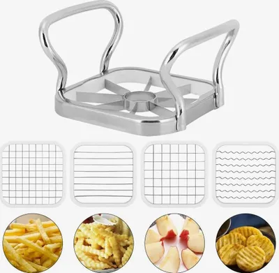 Produktbild von Multifunktions Gemüseschneider 5-in-1 aus Edelstahl