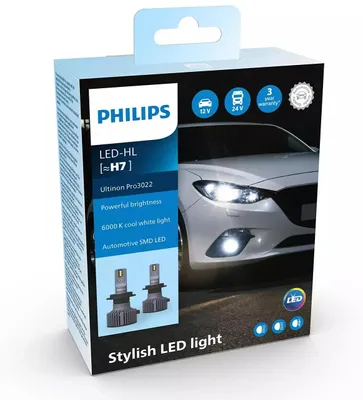 Produktbild von Philips [H7] HL Ultinon Pro3022 LED 12V&24V 6000K NO ECE 2St.