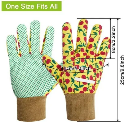 Produktbild von Famanu Gartenhandschuhe für Damen - 2 Paar, atmungsaktiv, rutschfest, universelle Größe