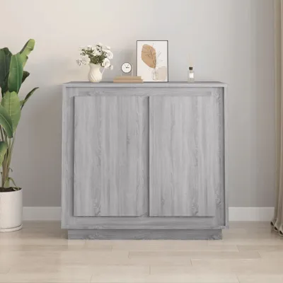 Obrázek produktu pro vidaXL Příborník Grey Sonoma 80x34x75 cm výrobek ze dřeva