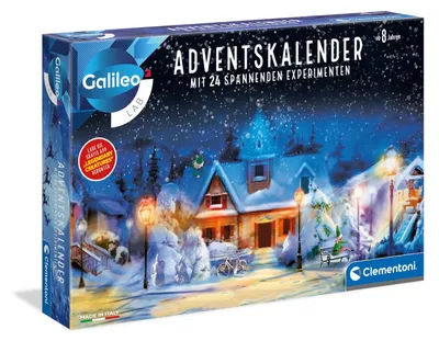 Produktbild von Galileo Wissenschaft Adventskalender Weihnachtskalender mit kleinen Experimenten für Kinder ab 8 Jahren 59404