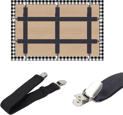 Produktbild von Reißverschlusshalter - verstellbare Klemmen - Set aus 5 Stücken - schwarz
