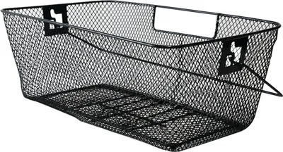 Obrázok produktu pre Košík na zadnom kolese pre školskú tašku 46x27x18cm čierny