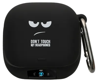 Produktbild von kwmobile Design Schutzhülle für Anker Soundcore Liberty 5 Pro Hülle - TPU Silikon Case für Kopfhörer Ladecase - stoßfestes Cover mit Karabiner - Weiß