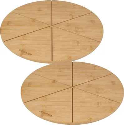 Image de Set de 2 planches à pizza en bois Fackelmann Boisselerie