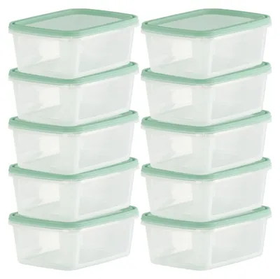 Vorratsdosen 10er-Set, 500 ml, luftdicht, BPA-frei, mikrowellengeeignet
