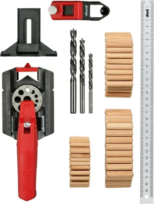 Productafbeelding van Pluggenmal set met 50 pluggen en boor voor 3-12 mm boorgaten