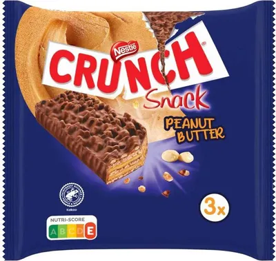 Produktbild von Nestlé Crunch Snack Peanut Butter 3x31g
