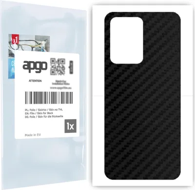 Produktbild von apgo Rückseite Schutzfolie für Realme GT 2 Pro -  Hinten Schutzfolie Carbon, Rückseite Folie schützt vor Kratzern und Fingerabdrücken