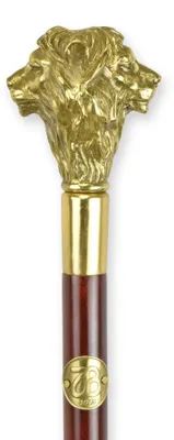 Produktbild von Spazierstock mit Bronzegriff Replikat Retro Design Dekoration