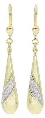 Produktbild von Ohrhänger Gold 585 Bicolor JL30-06-5023 JuwelmaLux