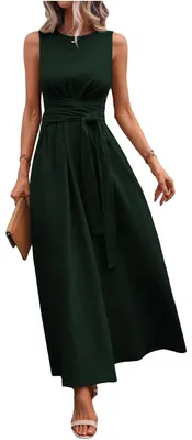 Produktbild von Elzusha – Sommerkleid für Damen, ärmellos, mit Taschen