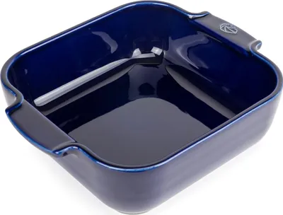 Produktbild von Peugeot quadratische Auflaufform Appolia Ofenform Keramik Blau 21 cm 60237