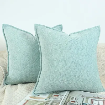 Produktbild von Kissenbezüge 45x45 cm, 2 Stück, Chenille, für Sofa