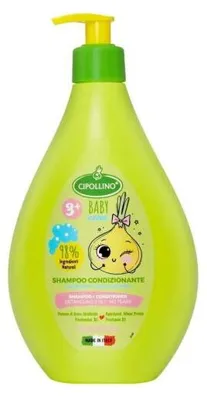 Produktbild von Cipollino, Babypflege, Haarshampoo und Haarspü lung 2-in-1, entwirrend und schonend, 400 ml