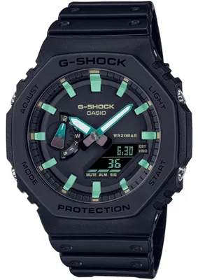 Zdjęcie produktu dla Zegarek męski G-SHOCK GA-2100RC-1AER czarny sportowy wstrząsoodporne